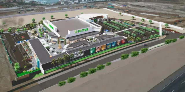 Proyección del Boulevard Puntamar. Foto: Perú Retail Proyección del Boulevard Puntamar. Foto: Perú Retail