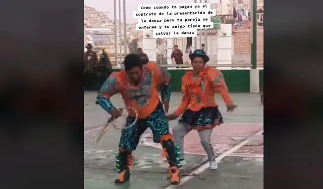 Clip es viral en redes. Foto: TikTok    