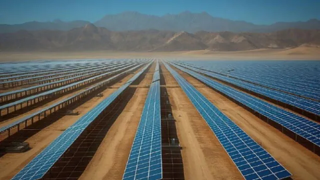  En junio pasado, China inauguró en Urumqi el parque de energía solar más grande del mundo. Foto: Perfil.    