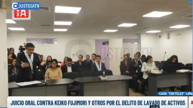 Audiencia del juicio del caso Cócteles en la Corte Superior Nacional de Justicia Penal Especializada   