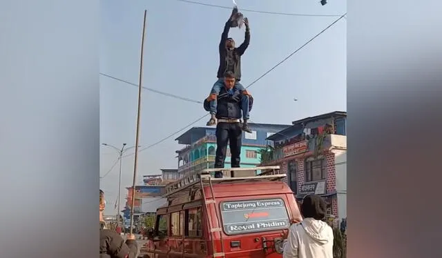 Clip es viral. Foto: TikTok    