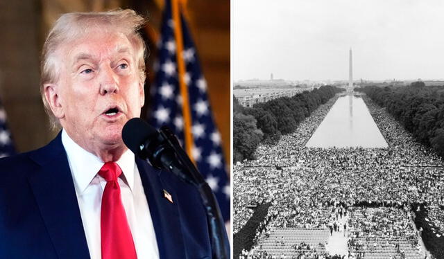  La asunción al mando de Donald Trump y el Día de Martin Luther King Jr. Fue cuestionado y señalaron lo irónico y controvertido de esta fecha. Foto: CTV News Montreal   