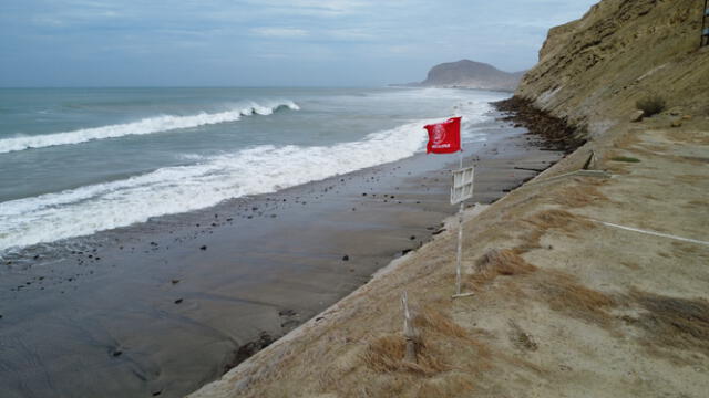 Playas lucen desoladas tras lo sucedido. Foto: Maribel Mendo   