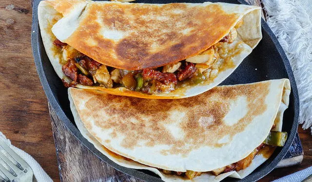  Las quesadillas fueron el plato más destacado de la gastronomía mexicana por Taste Atlas Awards. Foto: .Directoalpaladar.<br><br>    