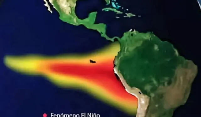  Incidencia del fenómeno El Niño en Sudamérica. Foto: Andina.   