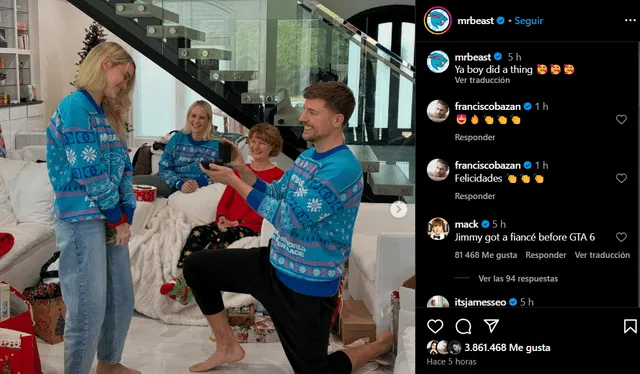 MrBeast se compromete con Thea Booysen: detalles del romántico momento y  los planes de boda | Espectáculos | La República