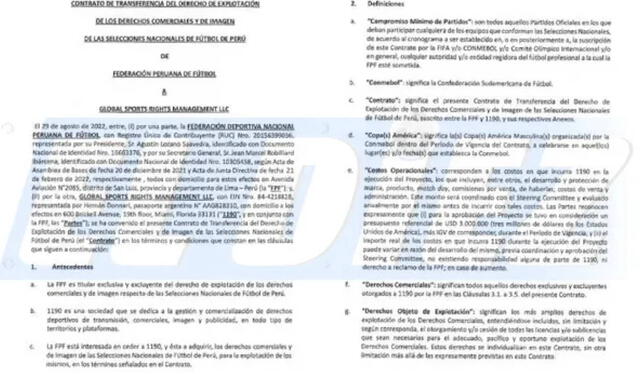  La FPF firmó un nuevo contrato con 1190, pese a los problemas que existen con clubes de la Liga 1. Foto: El Diez    