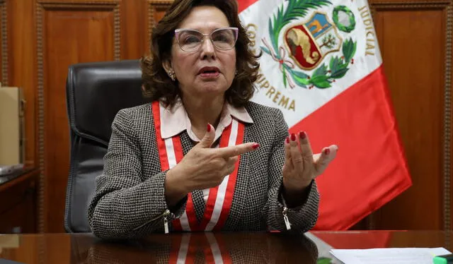 Jueza suprema Elvia Barrios   