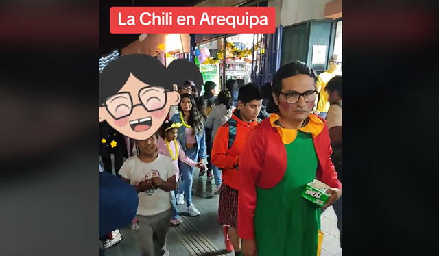 Clip es viral. Foto: TikTok    