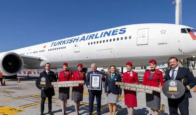  Turkish Airlines ha alcanzado este reconocimiento por operar vuelos a 120 países. Foto: Forbes Colombia   