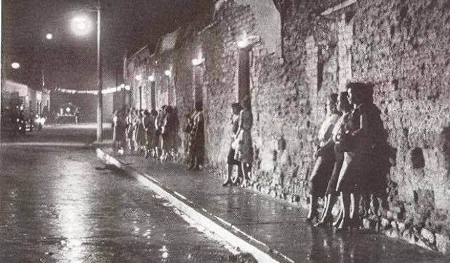 Durante el siglo XX, especialmente en las décadas de 1960 y 1970, esta área ganó notoriedad debido a la prostitución, tanto de forma abierta como de manera clandestina. Foto: Cangrejo negro.   