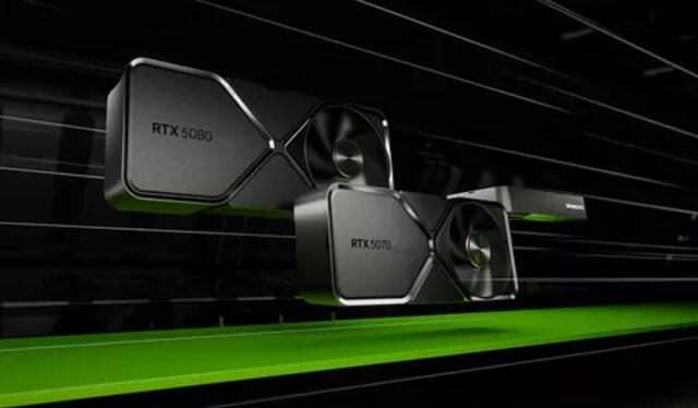  La GeForce RTX serie 50 de Nvidia. Foto: Nvidia    