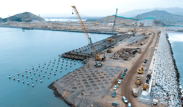 El Puerto de Chancay es una de las mayores inversiones de China en Perú. Foto: UDEP   