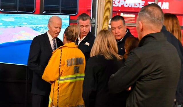  Biden tenía previsto reunirse con el papa Francisco y líderes italianos para abordar temas globales, pero los incendios en California lo hicieron desistir de su viaje. Foto: N+   