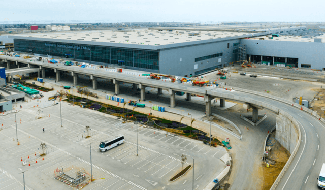 El Nuevo Aeropuerto Jorge Chávez solo permitirá el acceso vehicular, eliminando la opción de ingreso peatonal. Foto: Difusión   