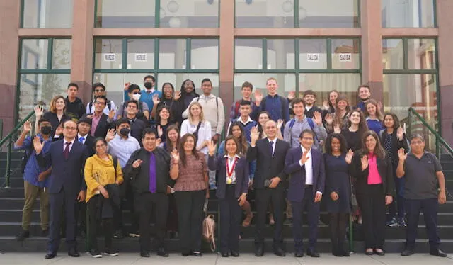  21 estudiantes de intercambio de la Universidad Estatal de Pensilvania fueron recibidos en la UNI    