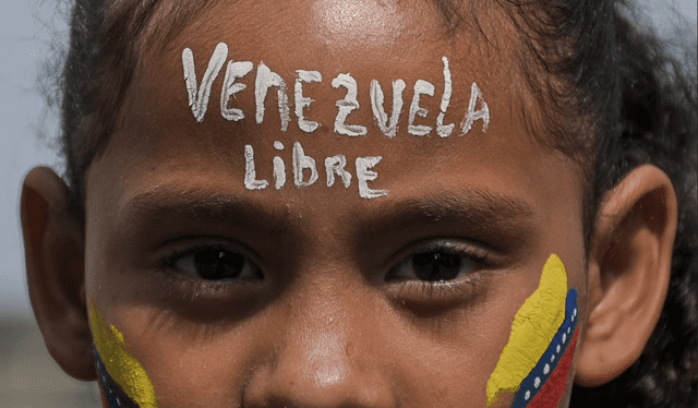  Una palabra que resume una esperanza para venezolanos. Créditos: Miguel Vásquez / URPI-LR   