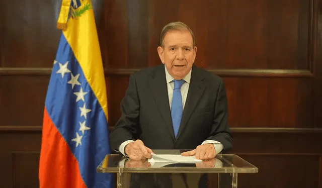 González Urrutia se proclamó como presidente de Venezuela y pidió al Ejército venezolano rebelarse contra el régimen de Maduro. Foto: captura de video/X/@EdmundoGU.   