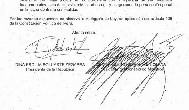 El gobierno realiza una serie de observaciones para limitar la detención preliminar   