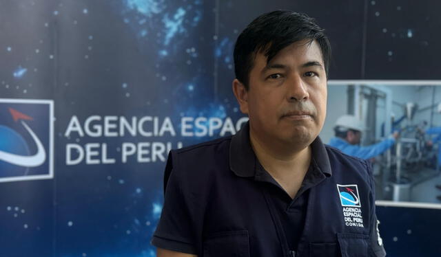  Luis Otiniano, investigador del Conida, señaló que la caída de los desechos espaciales no serían de peligro para la población. Foto: Marcia Chahua/LR   