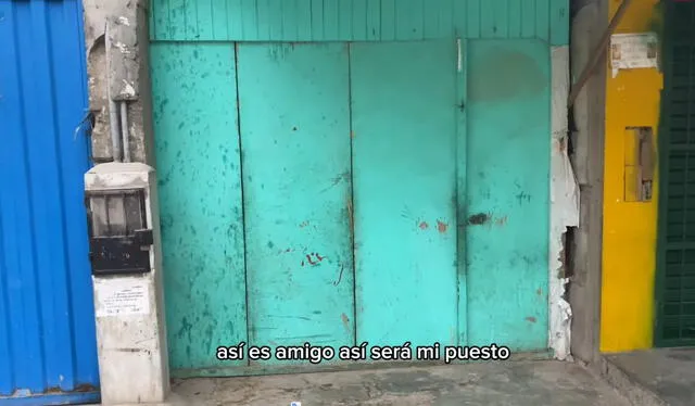  Fachada de puesto de Muhammad en mercado peruano. Foto: Una peruana en Pakistán   