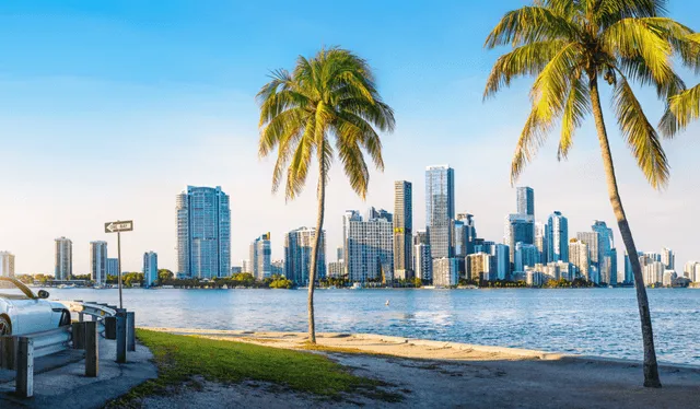  Un ranking de Google eligió a Miami, Florida, como uno de los sitios más populares en 2024. Foto: Benoit Properties International   