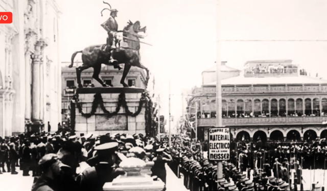  Ubicación inicial de la estatua de Pizarro. Foto: Latina Noticias   