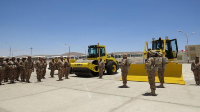  Gracias al apoyo del Ejército peruano, las obras han avanzado hasta a un 80%. Foto: gob.pe   