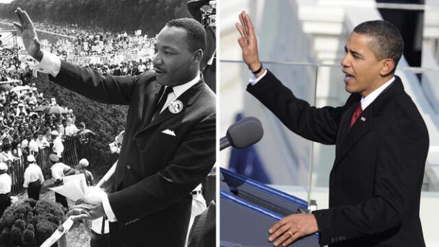  Barack Obama, como el primer presidente afroamericano, simbolizó un hito en la lucha por la igualdad racial y el sueño de Martin Luther King Jr. Foto: The Philadelphia Tribune   