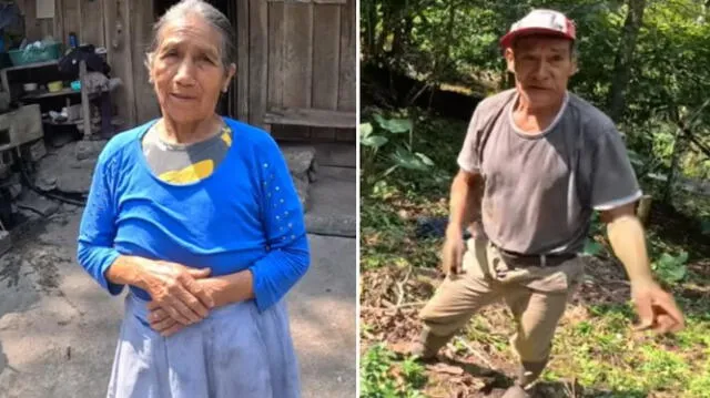  Odelia y Rosalino llevan viviendo 52 años juntos en una casa aislada.   