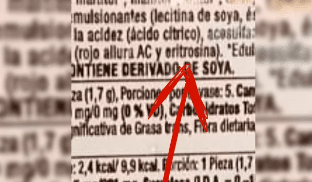  El colorante rojo N°3 también puede ser identificado como eritrosina. Foto: difusión   