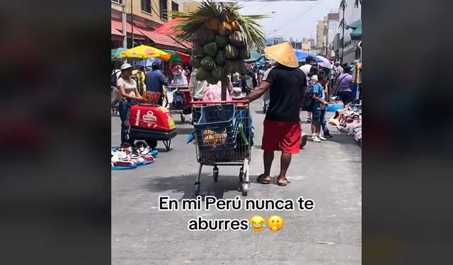 Clip es viral. Foto: TikTok    