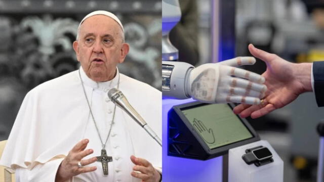  El papa Francisco expresó que la inteligencia artificial se debe usar de manera responsable sin afectar los derechos humanos. Foto: COPE   