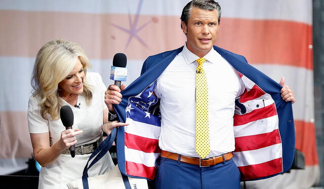  Durante su tiempo en Fox News, Hegseth compartió sus perspectivas conservadoras y nacionalistas en diversos temas. Foto: The New Yorker   