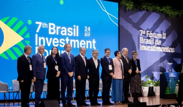  En octubre del 2024, Brasil exaltó las oportunidades que ofrece en economía verde durante el Brasil Investment Forum (BIF). Foto: EFE Comunica.    