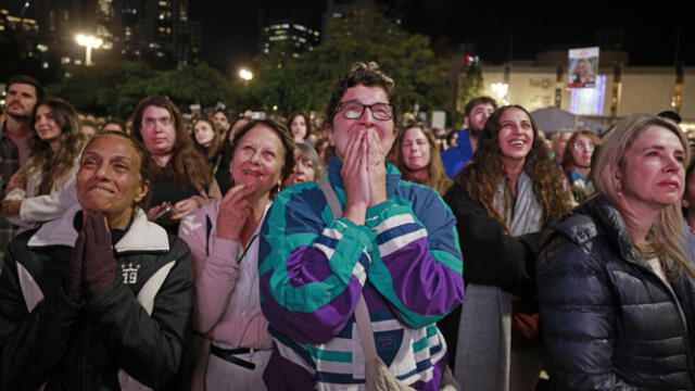  Familiares de rehenes israelíes esperan su pronta liberación tras los acuerdos realizados. Foto: RFI   