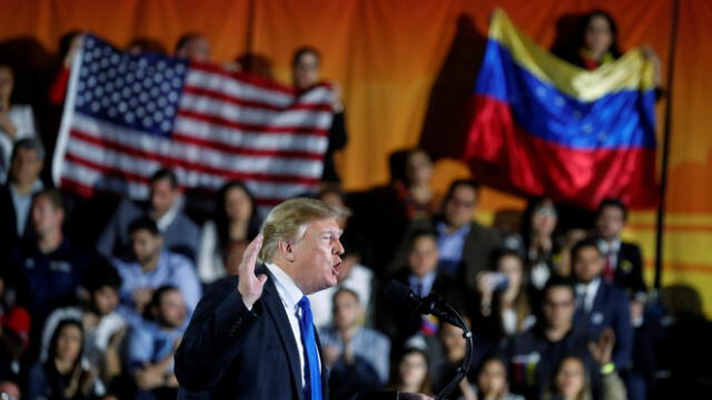  Las relaciones EE.UU. y Venezuela se deterioraron con Trump, quien en 2019 encabezó una coalición que reconoció a Guaidó como presidente. Foto: France 24   
