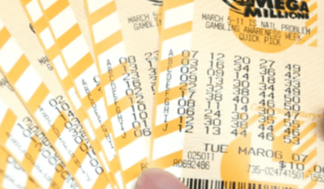  Boleto de lotería Mega Millions. Foto: Telemundo<br><br>    