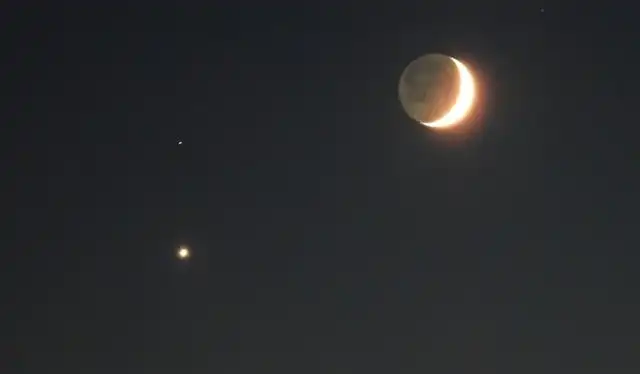 Venus se harán visible junto a la luna durante las noches de febrero. Venus se harán visible junto a la luna durante las noches de febrero.