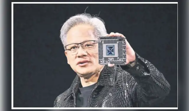  Jensen Huang, de Nvidia. La compañía ha tenido una semana bastante difícil en Wall Street. AFP   