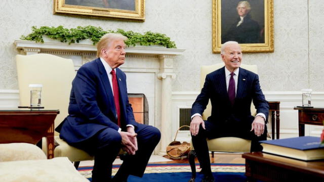 Trump sentenció que "no se puede confiar en Biden" para recibir información de inteligencia. Foto: El Diario. Trump sentenció que "no se puede confiar en Biden" para recibir información de inteligencia. Foto: El Diario.
