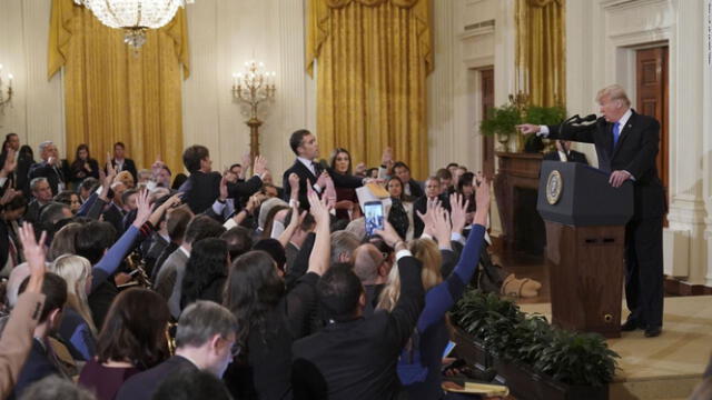 Trump ha protagonizado discusiones con algunos periodistas como Megyn Kelly, de Fox News, y Jim Acosta, de CNN. Foto: CNN. Trump ha protagonizado discusiones con algunos periodistas como Megyn Kelly, de Fox News, y Jim Acosta, de CNN. Foto: CNN.