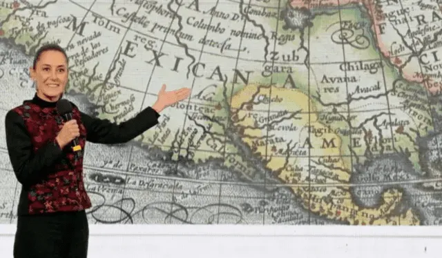 Claudia Sheinbaum recordó que el nombre 'Golfo de México' está reconocido internacionalmente. Foto: BBC. Claudia Sheinbaum recordó que el nombre 'Golfo de México' está reconocido internacionalmente. Foto: BBC.
