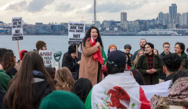  Protestantes realizaron marcha titulada "¡Saquen a nuestra gente de la Bahía de Guantánamo!", en Washington. Foto: AFP.   