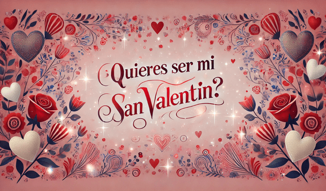 Estas tarjetas podrás compartirla con la persona a quien quieras saludar por San Valentín. Foto: composición LR/ChatGPT   