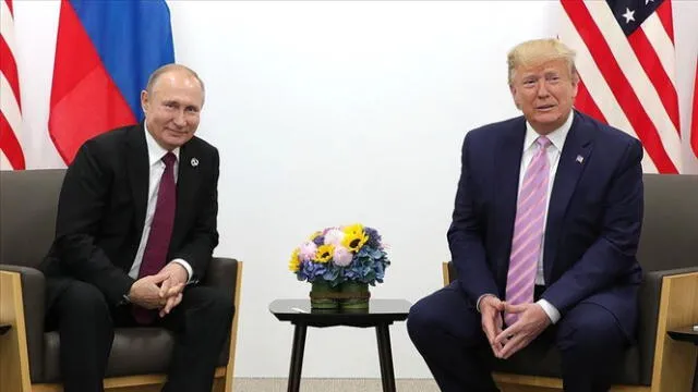 Trump señaló que Putin busca un acuerdo con Ucrania, pero advirtió que, si lo quisiera, podría tomar el control total del país. Foto: Anadolu Ajansi. Trump señaló que Putin busca un acuerdo con Ucrania, pero advirtió que, si lo quisiera, podría tomar el control total del país. Foto: Anadolu Ajansi.