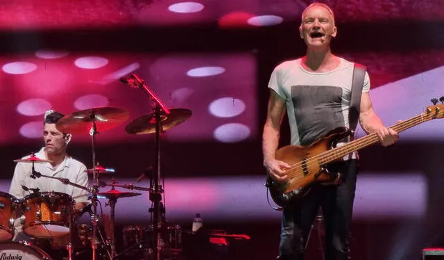 Sting interpretó sus mejores éxitos en concierto en Lima. Miguel Vásquez / URPI - LR Sting interpretó sus mejores éxitos en concierto en Lima. Miguel Vásquez / URPI - LR