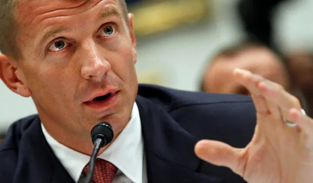 Erik Prince conocido principalmente por ser el fundador de Blackwater. Foto: The Hill Erik Prince conocido principalmente por ser el fundador de Blackwater. Foto: The Hill