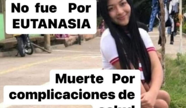 Erika Morales no pudo acceder a la eutanasia, ya que falleció por complicaciones de salud. Foto: Facebook/ Tatiana Morales Erika Morales no pudo acceder a la eutanasia, ya que falleció por complicaciones de salud. Foto: Facebook/ Tatiana Morales