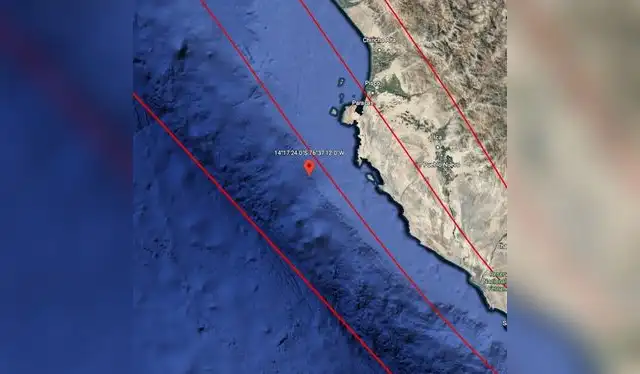  Sismo en Ica. Foto: Asismet   